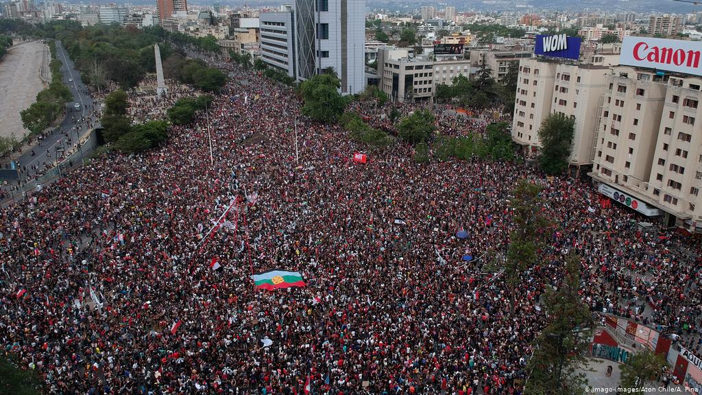 La gran marcha de Chile - Fotografia de manifestaciones estallido social chile octubre 2019